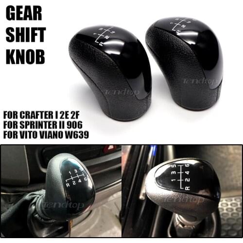 1Pcs 5 Speed 6 Speed Gear Stick Shift Knob For Mercedes Benz Vito Viano W639 2003-2010 SPRINTER II 906 2006-2013