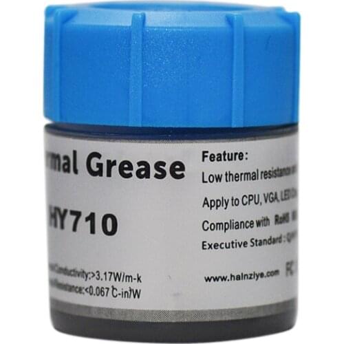 2Pc HY710 10g Silver Thermal Grease Silicone Grease Conductive Grease Paste For CPU GPU Chipset Cooling Compound Silicone