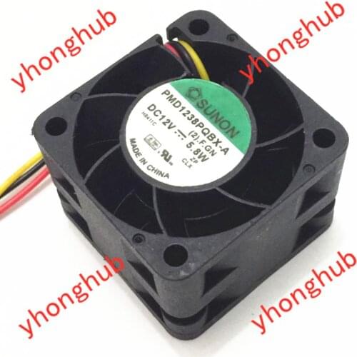 SUNON PMD1238PQBX-A (2).F.GN DC 12V 5.8W 38x38x28mm Server Cooling Fan