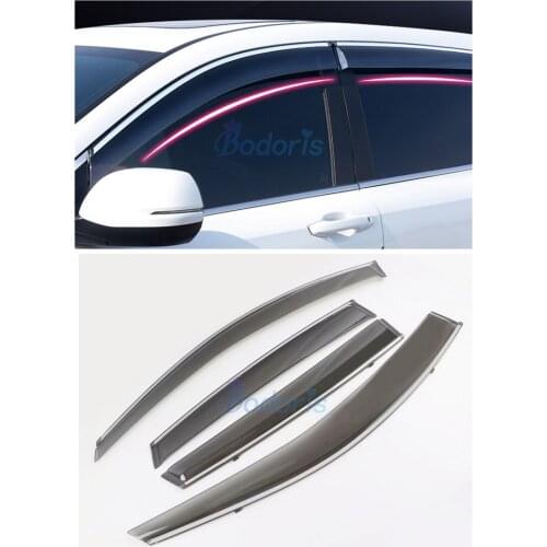 Window Exterior Visor Shade Sun Rain Guard Deflector Protector Car Styling For Honda CRV CR-V CR V 2017 2018 2019 Accessories