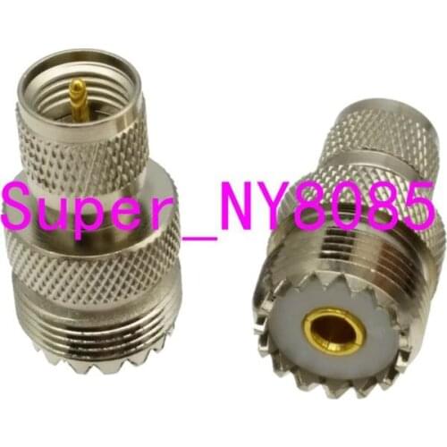 1pce UHF female SO239 SO-239 to mini UHF miniUHF male plug RF adapter connector