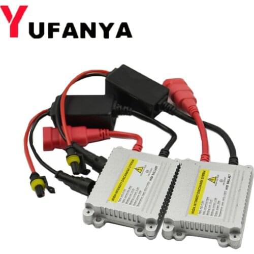 2pcs 55w hid xenon ballast for car headlight auto lamp h1 h3 h7 h11 hb3 hb4 xenon bulbs fir