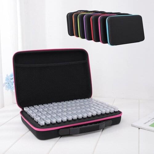 2020 New Diamond Painting Accessories Container Storage Bag 40/80Bottles Carry Case 5D DIY Diamond Embroidery Tools Handbag