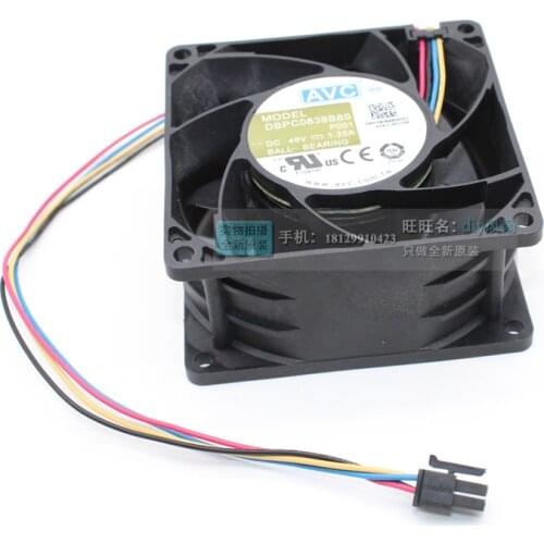 DBPC0838B8S AVC 48 v 0.63 A 8 cm / 8038 cm 4 wire PWM air fan