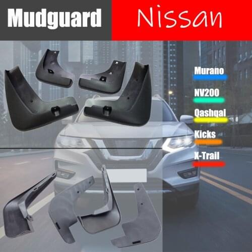 For Nissan NV200 mudguard Murano Mud Flaps Qashqai fenders Kicks Splash guards X-Trail mud flaps splash guards 2007-2020
