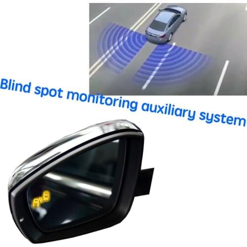 Car BSD BSM BSA Blind Area Spot Warning Drive Mirror Rear Radar Detection System For Volkswagen VW Lavida 2015~2017