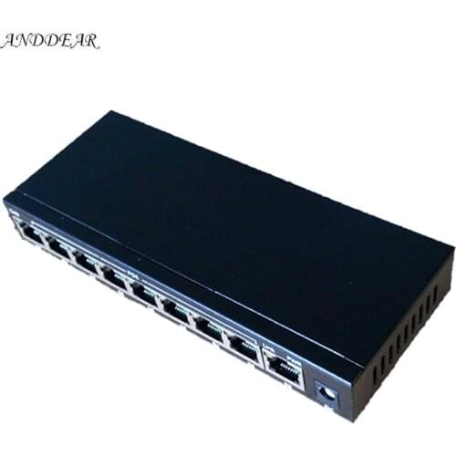 CC1 9 Ports Ethernet IEEE802.3af POE switch ip phone camera LED Screen Ceiling AP School VLAN Smart city wireless WIFI tablets