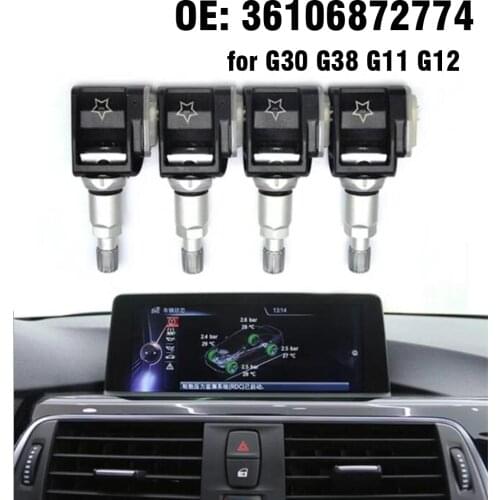 Tire Pressure Monitor Sensor TPMS 433Mhz Fit for BMW G30 G31 G38 F90 G32 G11 G12 G01 G02 G05