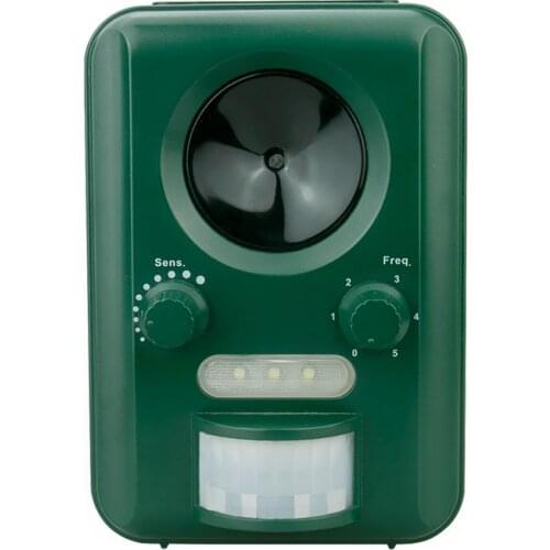 To Rico Lie / AOSION Garden Solar ultrasonic animal repeller Bats Birds Dogs Cats Repeller Repellent flashing animals control