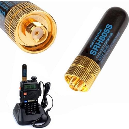 Hot Sale Auto Car Mini SRH-805S 5CM SMA-F Female Dual Band Antenna Car Accessories BAOFENG UV-5R BF-888S Radio SRH-805S Antenna
