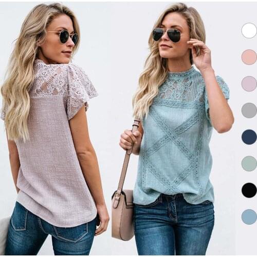 Febelle Short Sleeve Shirts For Women