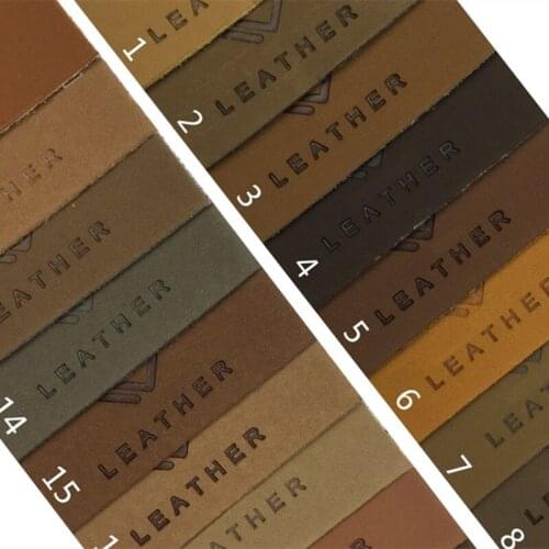 Hot stamp Leather Space PU Matte Pressure Change Trademark Thermochromic Package Clothing Shoes and Hats Label