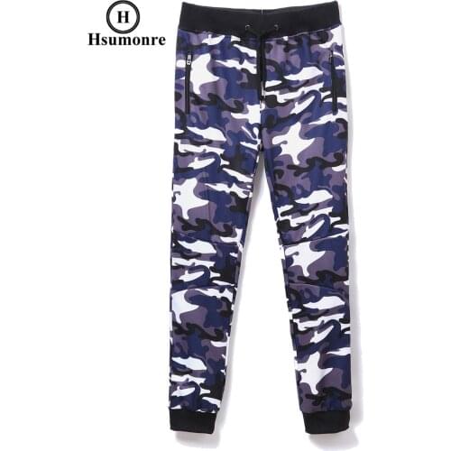 Camouflage Harem Pants Mens Sweatpants Hip-hop Pants Jogging Straight Drawstring Pants Casual Clothing for Summer or Autumn