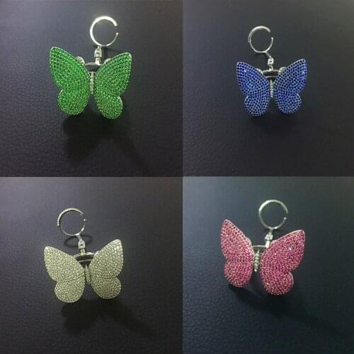 925 sterling silver inlaid zirconia micro specific organs moving butterfly ring multicolor wholesale manufacturers