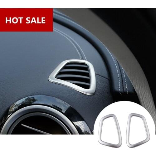 Stainless Dashboard Air Vent Outlet Cover For Mercedes Benz E Class W213 S213 2017-2021 Car accesories interior Car decoration