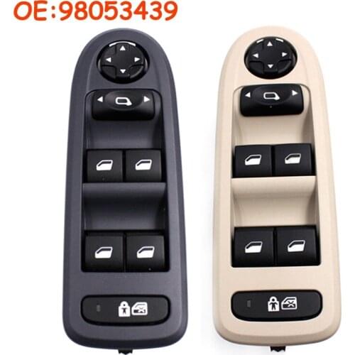 New 2 Colors 98053439 For Peugeot 308 5 2008-2013 Master Window Switch Power Window Switch High Quality