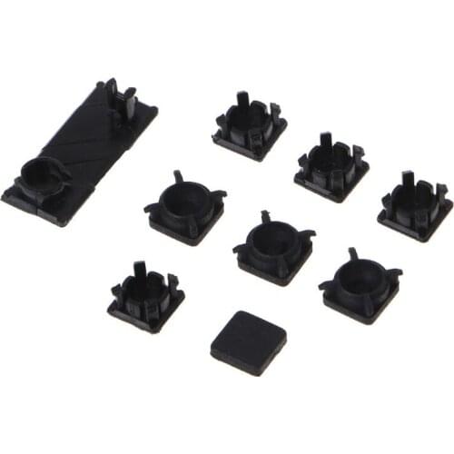 Feet Plastic Button Screw Cap Cover Set Replacement for So ny PS3 Slim 2000 3000 Controller