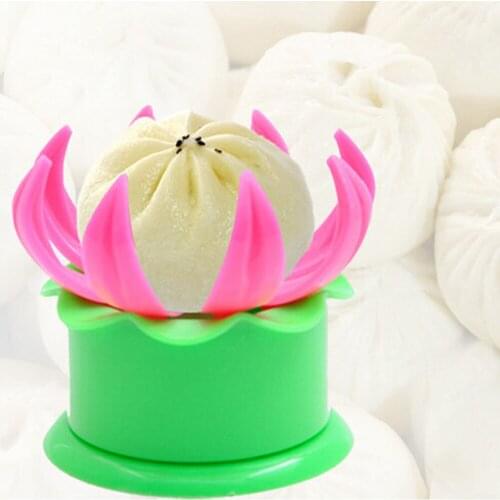 Plastic Steamed Stuffed Bun Making Mold Pastry Pie Steam Bun Dumpling Maker Mould Easy To Operate Cooking Kitchen Gadget