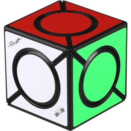 QiYi Six Spot Speed Magic Cube Strange-shape Magic Cube Professional FangYuan Puzzle Children Gift Educational Toy