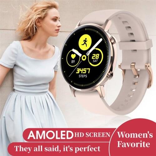 LS SG3 womens watch 2020 IP68 waterproof AMOLED HD smart watch Bluetooth 5.1 remote camera pedometer ECG smartwatch for music