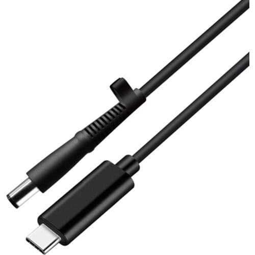 1.5M/4.9FT Type-C male head to DC 7.4*0.6MM plug PD Portable Fast Charging Line,DC7.4*5.0MM with pin notebook date cable