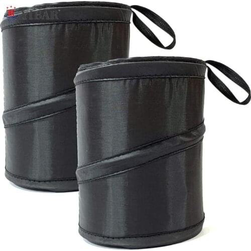 1Pc Black Car Trash Can Pack Bag Waterproof Car Trash Bag For Little Leak Proof