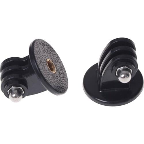 2 Pcs Tripod Selfie Stick Handheld Gimbal Stabilizer Sports Camera Nut Adapter