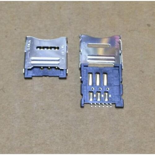 20PCS/Lot Micro SIM Card connector 6Pin 6P Clamshell Slot