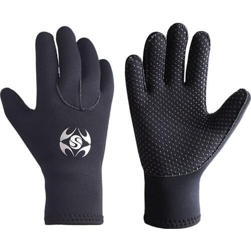 3mm Neoprene Swimming Gloves Swim Gloves Snorkeling Accessories Anti Scratch Keep Warm Wetsuit Material Swim Spearfishing #T4G