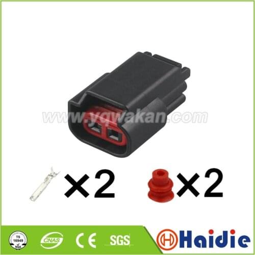 5sets 2pin Automotive housing plug electric waterproof wiring harness connector