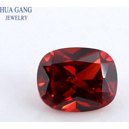5A Garnet Baguette Shape Cut CZ Stone Synthetic Gems Cubic Zirconia For Jewelry Size 5x7~10x14 Free Shipping