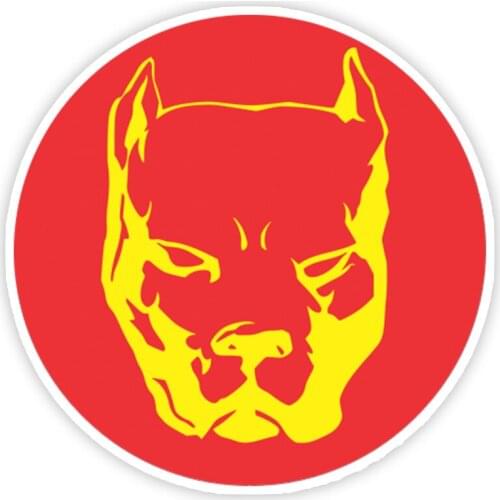 B0760# Self-adhesive Decal Pitbull Car Sticker Waterproof Auto Decors on Bumper Rear Window Laptop