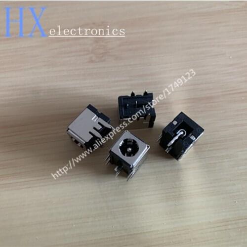 Free shipping 5PCS DC-007B laptop power socket with gold-plated steel bracket copper