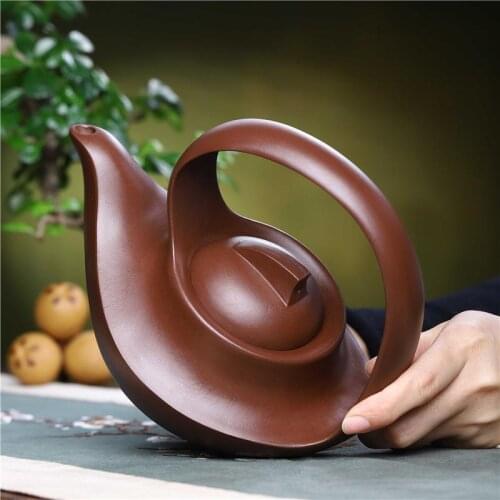 600ml big Yixing famous purple Authentic Yixing tea pot purple clay beauty kettle Chinese tea pot