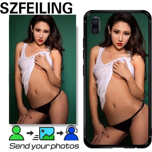 Customized Phone Case For ViVo IQOO Z3 Z1 Z1X U1X U3X NEO 8 7 3 5 Pro Back Cover Super Black Matte Soft DIY Fitted Mobile Shell