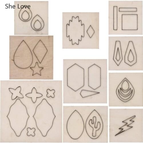 Chzimade Waterdrop Rectangle Metal Leather Cutting Dies Mould Wooden Leather Mold Punch Blade Die Cutter Handmade Crafts