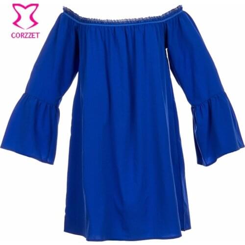 Синие блузки CORZZET China At AliExpress