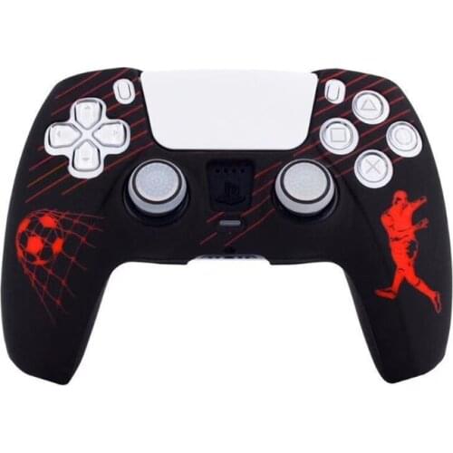 Painted Skin Handle Sleeve Silicone Case Protective Cover for Play Station PS5 270B