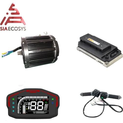 QSMOTOR 138 3000W 72V 100KPH sprocket design mid drive motor power train kits with motor controller