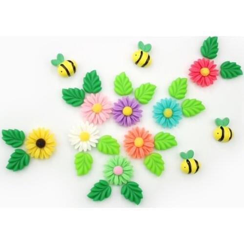 28 pcs/1 set Creative Flower series Strong neodymium Fridge magnets for refrigerator Home decoration Magnet Post photo message