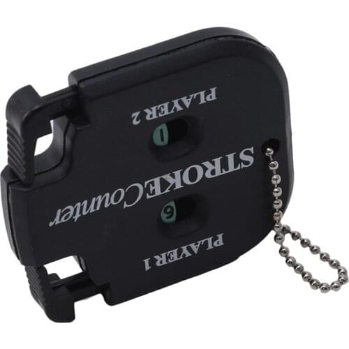 Mini Handy Golf Shot Count Stroke Putt Score Counter Two Digits Scoring Keeper With Key Chain Golf Training Aids Golf Accessorie