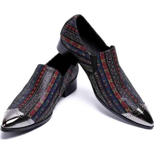 Spring Summer British Style Mens Casual Leather Shoes Peas Shoes Mens Shoes Pointed Loafers Shoes