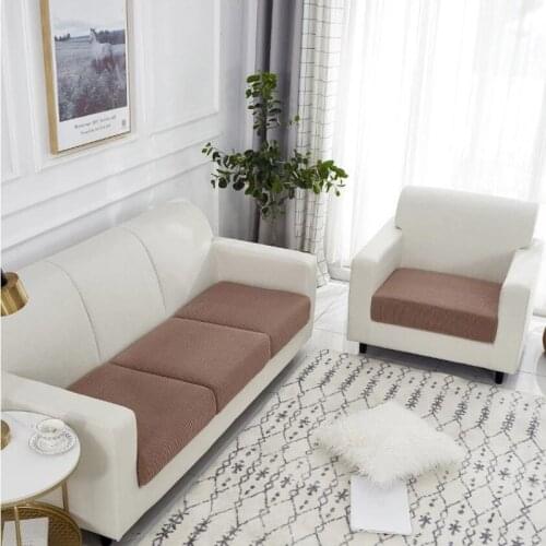 Solid color elastic sofa cover non-slip washable detachable furniture cover