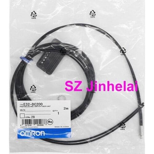 Authentic original E32-DC200 OMRON PHOTO ELECTRIC SWITCH FIBER UNIT 2M