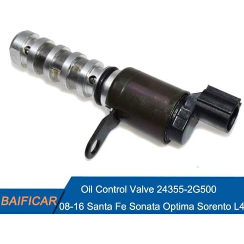 Baificar Brand Genuine Oil Control Valve 24355-2G500 For 2008-2016 Hyundai Santa Fe Sonata 8 ix35 Kia Optima Sorento L4 Sportage