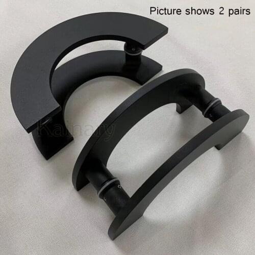 Half circular glass door handle, cabinet wooden door ancient bronze door handle, hotel gate door handle