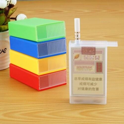 Transparent Portable Plastic Cigarette Case Dispenser Tobacco Container Cigarettes Holder Storage Box Smoking Accessories