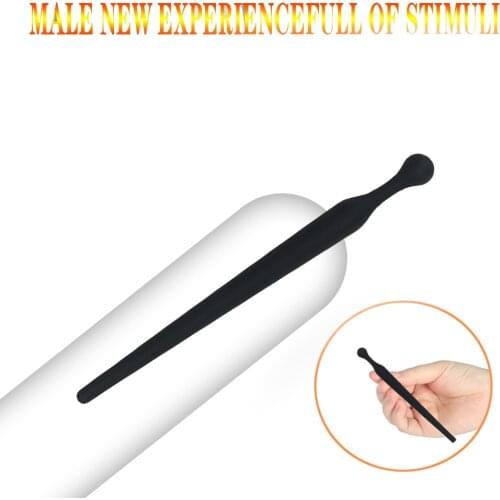 Silicone male urethral plugging horse eye irritation rod urethral stimulation Penis Plug Sound Catheter Masturbation Rod O25