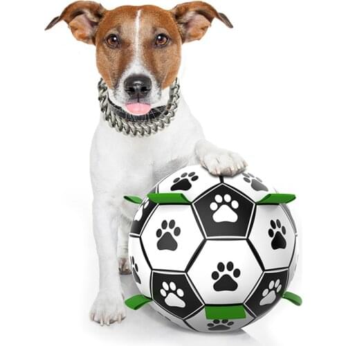 Pet Products Dog Toy lovely Paw Football Toys For Puppy large Dogs Outdoor training Pet Bite Chew Ball toys Soccer Dog Supplies