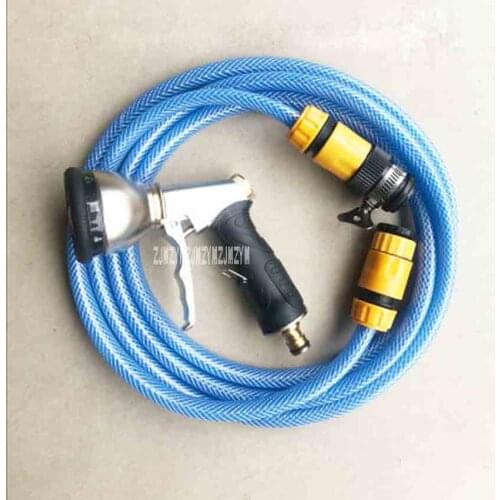 Universal DIY Pet Shop Pet Dog Bath Shower Spray Gun,9 Kinds of Water Outlet Way Metal Nozzle +3M Super Soft Water Pipe Hot Sale